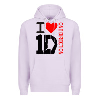 Lilac one direction Premium Hoodie - DesignPulse