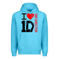 Ocean Blue one direction Premium Hoodie - DesignPulse