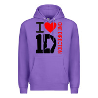 Purple one direction Premium Hoodie - DesignPulse