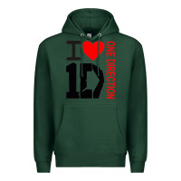 Sports Green one direction Premium Hoodie - DesignPulse