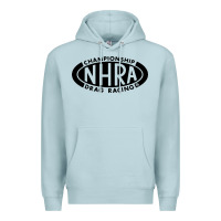 Blue Mist nhra oval Premium Hoodie - DesignPulse