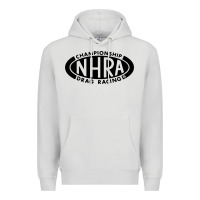 Dove Grey nhra oval Premium Hoodie - DesignPulse