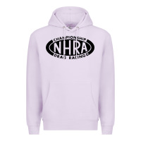 Lilac nhra oval Premium Hoodie - DesignPulse