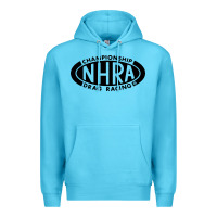 Ocean Blue nhra oval Premium Hoodie - DesignPulse