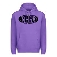 Purple nhra oval Premium Hoodie - DesignPulse