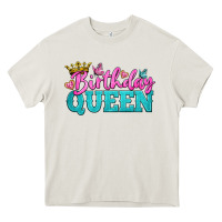 Cream birthday queen Heavy Core Tee - BundleAndBundleShop