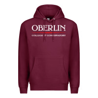 Burgundy oberlin, conservatory of music Premium Hoodie - DesignPulse