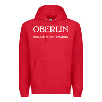 Red oberlin, conservatory of music Premium Hoodie - DesignPulse
