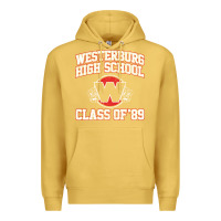 Antique Gold westerburg class of 89 (heathers) variant Premium Hoodie - DesignPulse