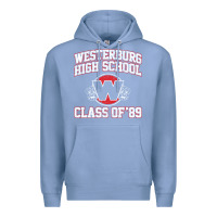 Colony Blue westerburg class of 89 (heathers) variant Premium Hoodie - DesignPulse