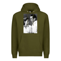 Army Green humphrey bogart Premium Hoodie - DesignPulse