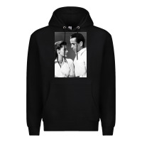 Black humphrey bogart Premium Hoodie - DesignPulse