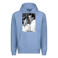 Colony Blue humphrey bogart Premium Hoodie - DesignPulse
