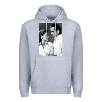 Heather Grey humphrey bogart Premium Hoodie - DesignPulse