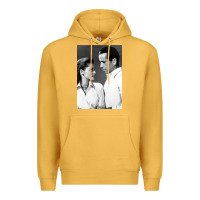 Mustard humphrey bogart Premium Hoodie - DesignPulse