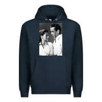 Navy humphrey bogart Premium Hoodie - DesignPulse