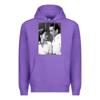 Purple humphrey bogart Premium Hoodie - DesignPulse