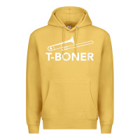 Antique Gold funny trombone funny t boner funny t boner tboner Premium Hoodie - DesignPulse