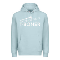 Blue Mist funny trombone funny t boner funny t boner tboner Premium Hoodie - DesignPulse