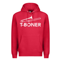 Cardinal funny trombone funny t boner funny t boner tboner Premium Hoodie - DesignPulse