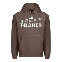 Coffee funny trombone funny t boner funny t boner tboner Premium Hoodie - DesignPulse