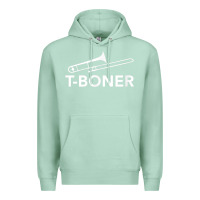 Seafoam funny trombone funny t boner funny t boner tboner Premium Hoodie - DesignPulse