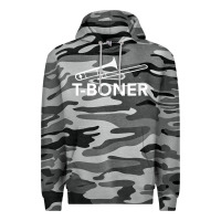 Slate Camo funny trombone funny t boner funny t boner tboner Premium Hoodie - DesignPulse