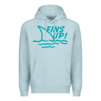 Blue Mist fins up jimmy Premium Hoodie - DesignPulse