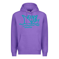 Purple fins up jimmy Premium Hoodie - DesignPulse