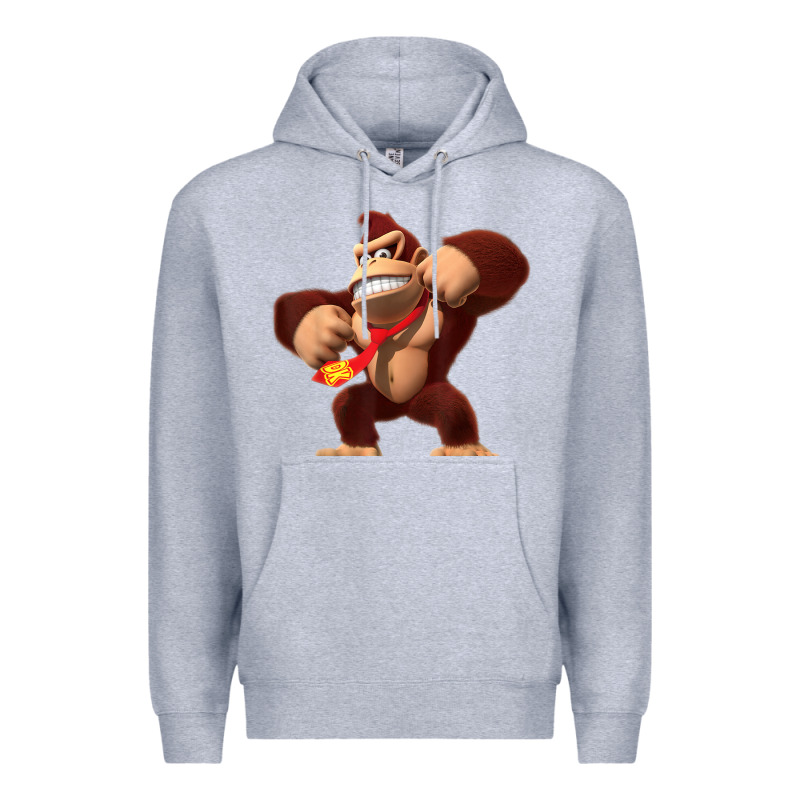 Donkey Kong 3d Poster Premium Hoodie by DesignPulse | Teevron