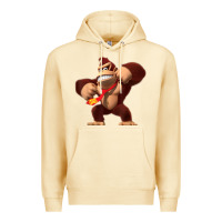 Pina Colada Donkey Kong 3D Poster Premium Hoodie - DesignPulse