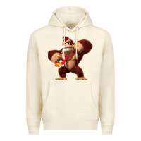 Sandshell Donkey Kong 3D Poster Premium Hoodie - DesignPulse