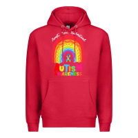 Cardinal autism awareness month t  shirt autism awareness rainbow accept unders Premium Hoodie - DesignPulse