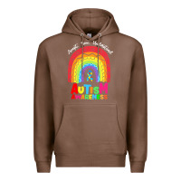 Chestnut autism awareness month t  shirt autism awareness rainbow accept unders Premium Hoodie - DesignPulse