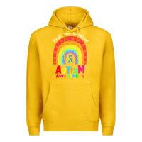 Lemon autism awareness month t  shirt autism awareness rainbow accept unders Premium Hoodie - DesignPulse