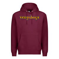 Burgundy vengaboys Premium Hoodie - DesignPulse