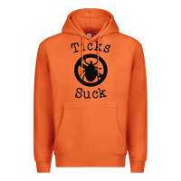 Carrot ticks suck shirt lyme disease gift green awareness ribbon Premium Hoodie - DesignPulse