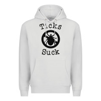 Dove Grey ticks suck shirt lyme disease gift green awareness ribbon Premium Hoodie - DesignPulse