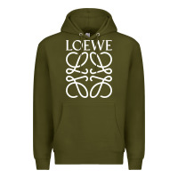 Army Green loewe Premium Hoodie - DesignPulse