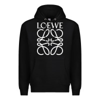 Black loewe Premium Hoodie - DesignPulse