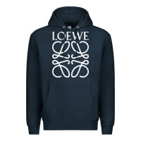 Navy loewe Premium Hoodie - DesignPulse