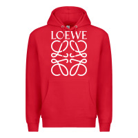 Red loewe Premium Hoodie - DesignPulse