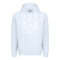 White loewe Premium Hoodie - DesignPulse
