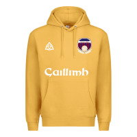 Mustard galway gaillimh irish gaelic football and hurling premium Premium Hoodie - DesignPulse