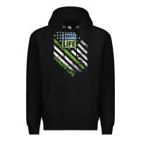 Black donate life Premium Hoodie - DesignPulse