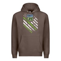 Coffee donate life Premium Hoodie - DesignPulse