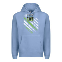 Colony Blue donate life Premium Hoodie - DesignPulse