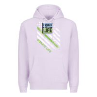 Lilac donate life Premium Hoodie - DesignPulse