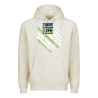 Oatmeal Heather donate life Premium Hoodie - DesignPulse