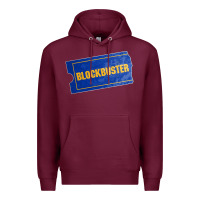 Burgundy blockbuster Premium Hoodie - DesignPulse